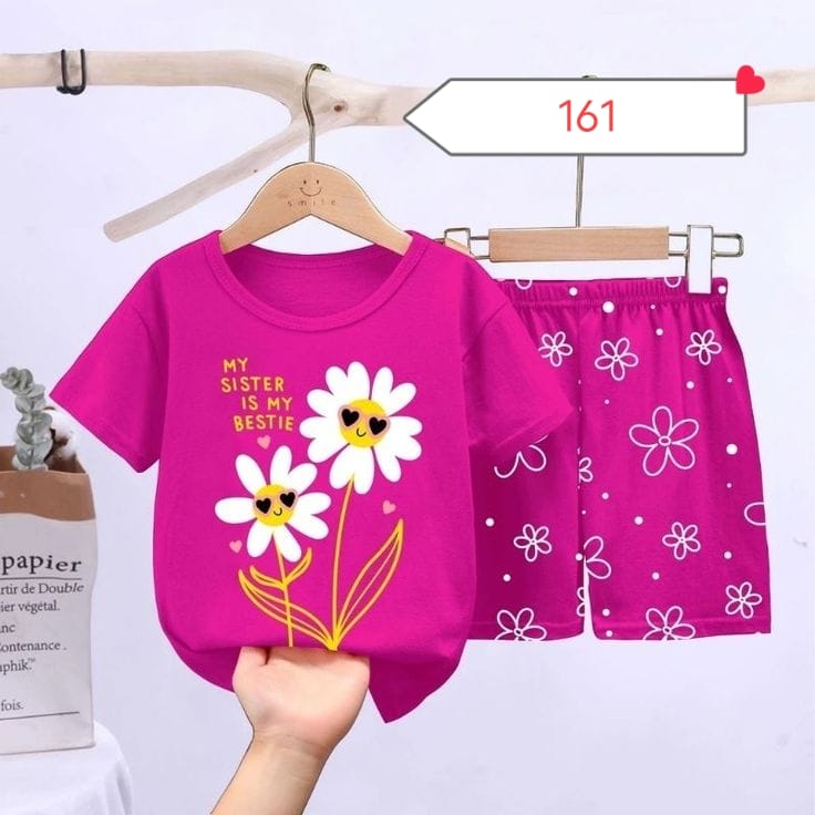 Baby & Kids Printed T-Shirt Set (2 in 1)