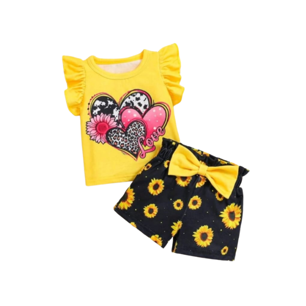 Baby & Kids Printed T-Shirt Set (2 in 1)