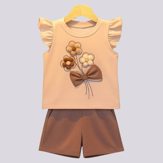 Baby & Kids Printed T-Shirt Set (2 in 1)