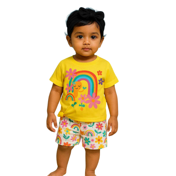Baby & Kids Printed T-Shirt Set (2 in 1)