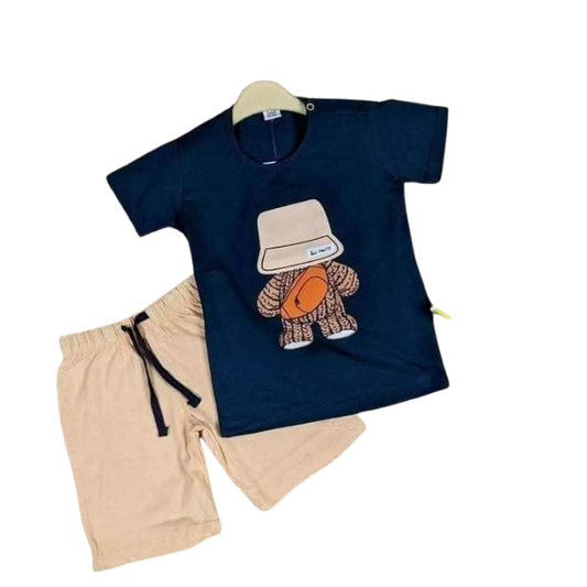 Baby & Kids Printed T-Shirt Set (2 in 1)