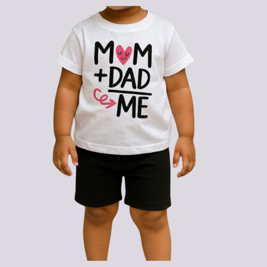 Baby & Kids Printed T-Shirt Set (2 in 1)