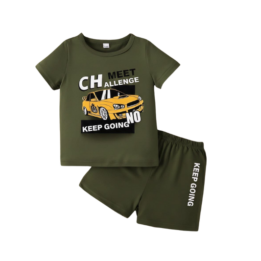 Baby & Kids Printed T-Shirt Set (2 in 1)