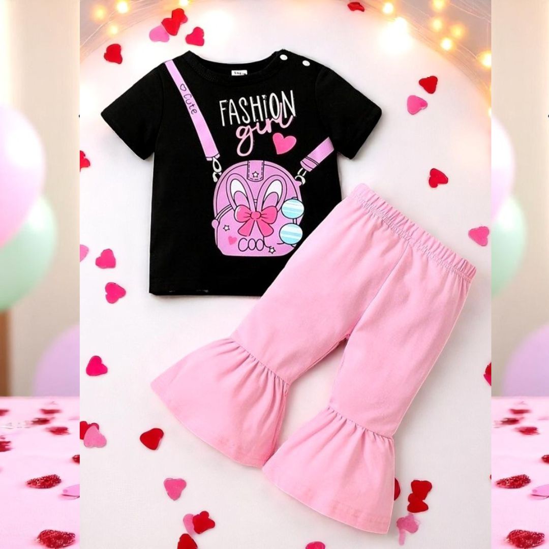 Baby & Kids Printed Long Pant T-Shirt Set (2 in 1)