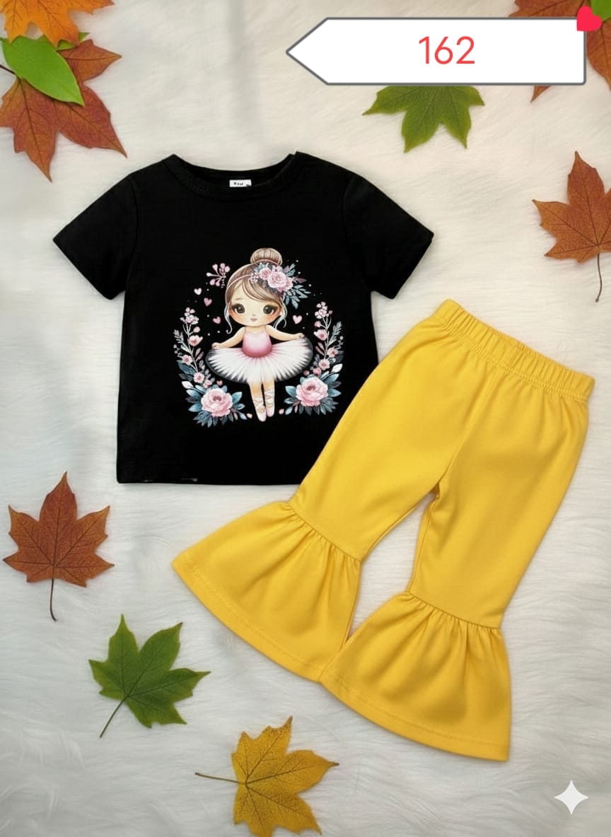 Baby & Kids Printed Long Pant T-Shirt Set (2 in 1) Digital Print