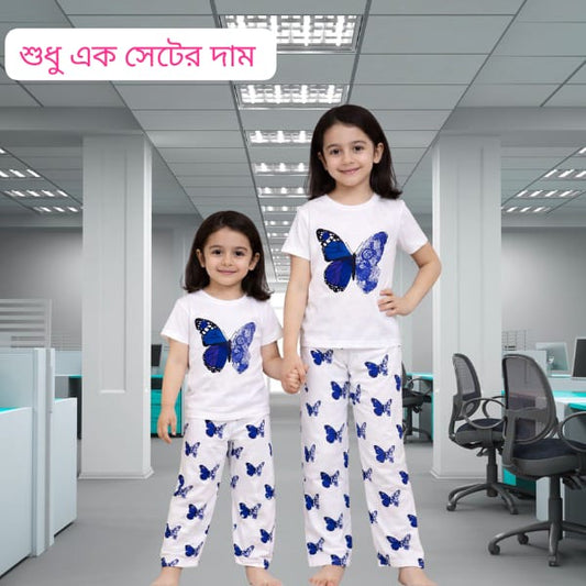 Baby & Kids Printed Long Pant T-Shirt Set (2 in 1)