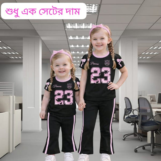 Baby & Kids Printed Long Pant T-Shirt Set (2 in 1)