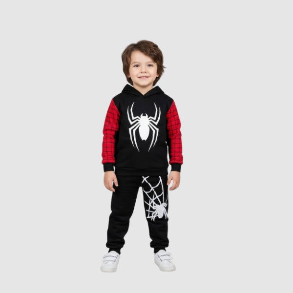Baby & Kids Printed Long Pant & Hoddie Set